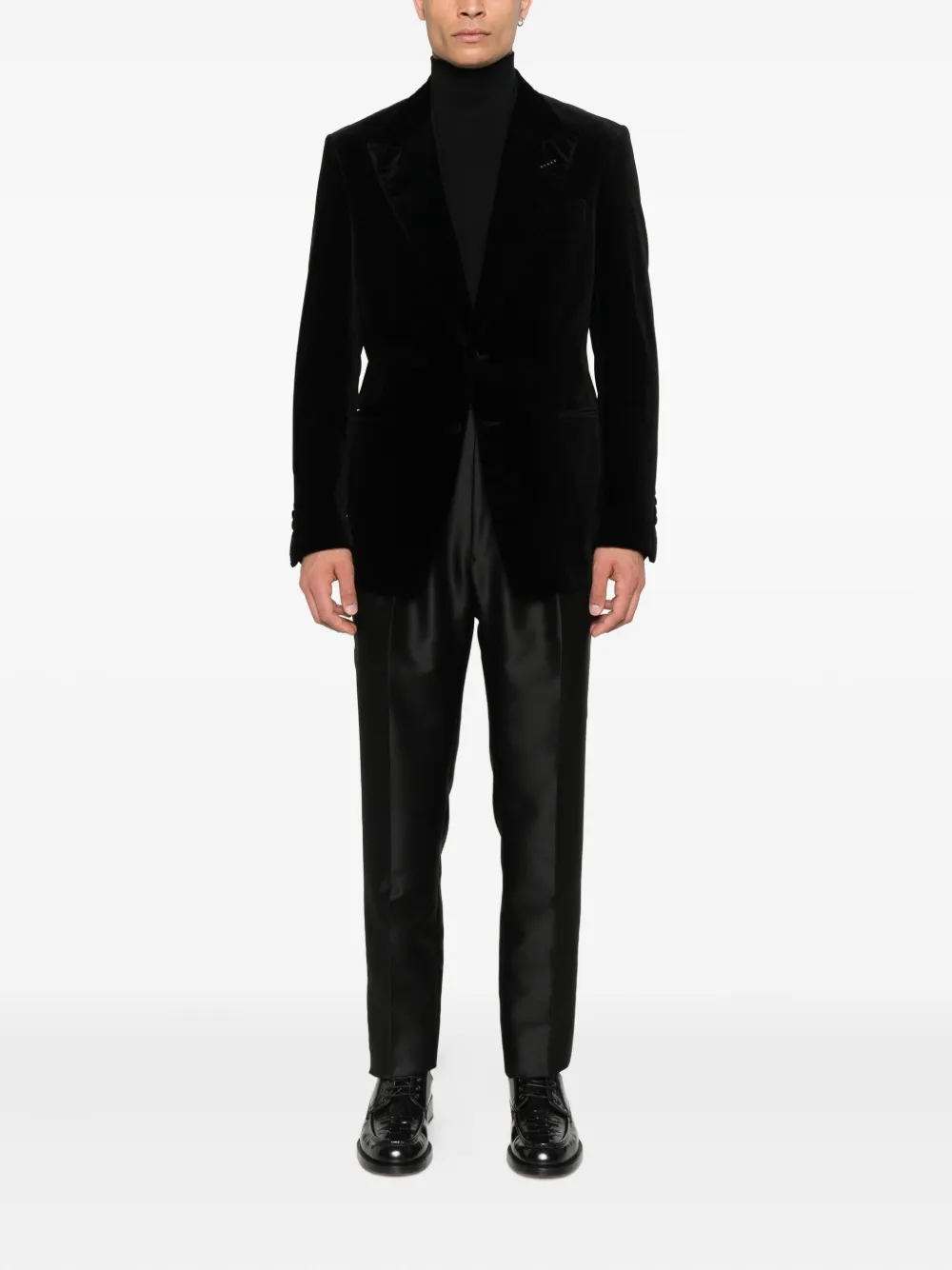 TOM FORD جاكيت مخملي بصف أزرار | جاكيتات بدل وسهرات | Image 2