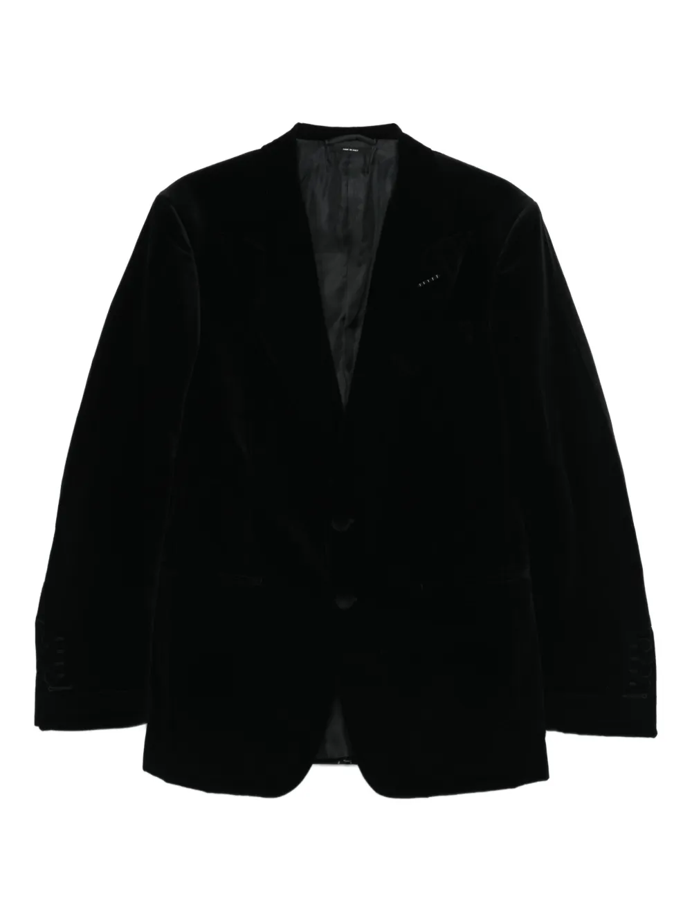 TOM FORD Blazer met enkele rij knopen Zwart
