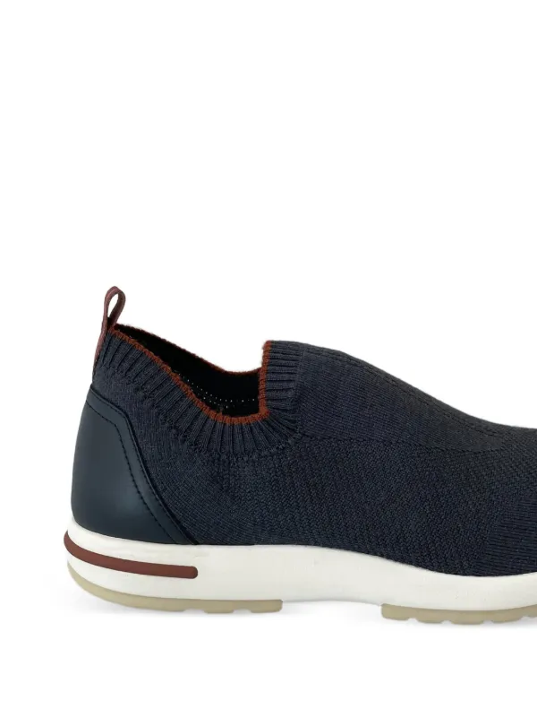 Loro Piana 360 LP Flexy Walk Gebreide Sneakers Blauw FARFETCH NL