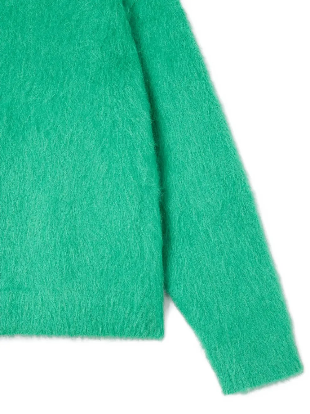 Sunnei Brushed Knitted Sweater In Green