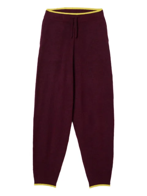 Sunnei elastic-waistband knit trousers
