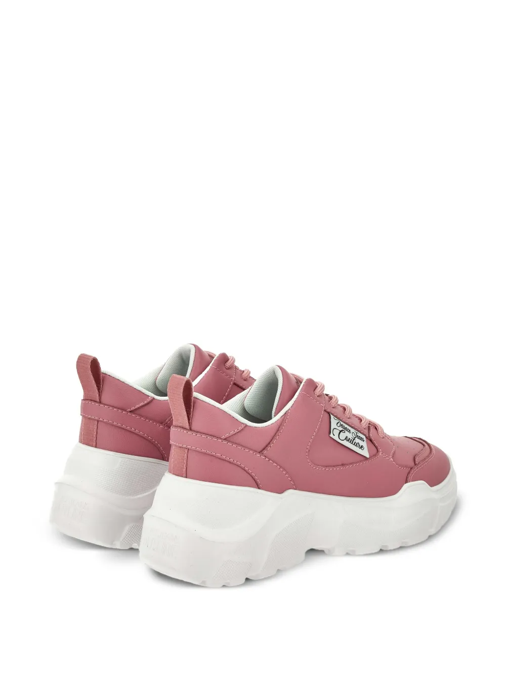 Versace Jeans Couture logo-label chunky sneakers Pink