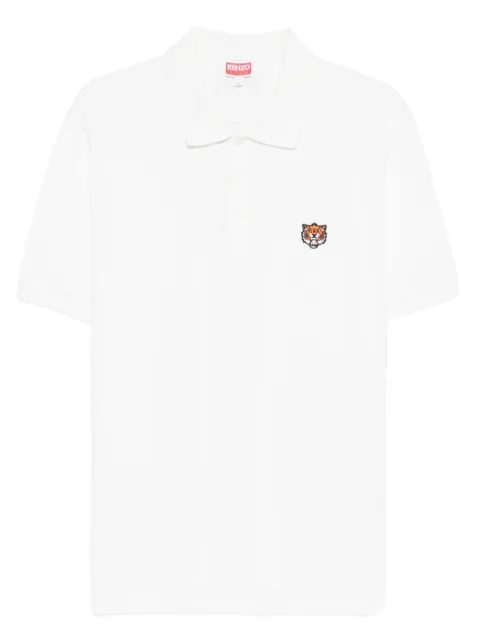 Kenzo tiger-embroidered polo shirt