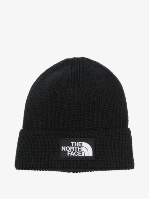 The North Face logo-patch beanie