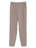 Peserico elastic-waist trousers - Neutrals