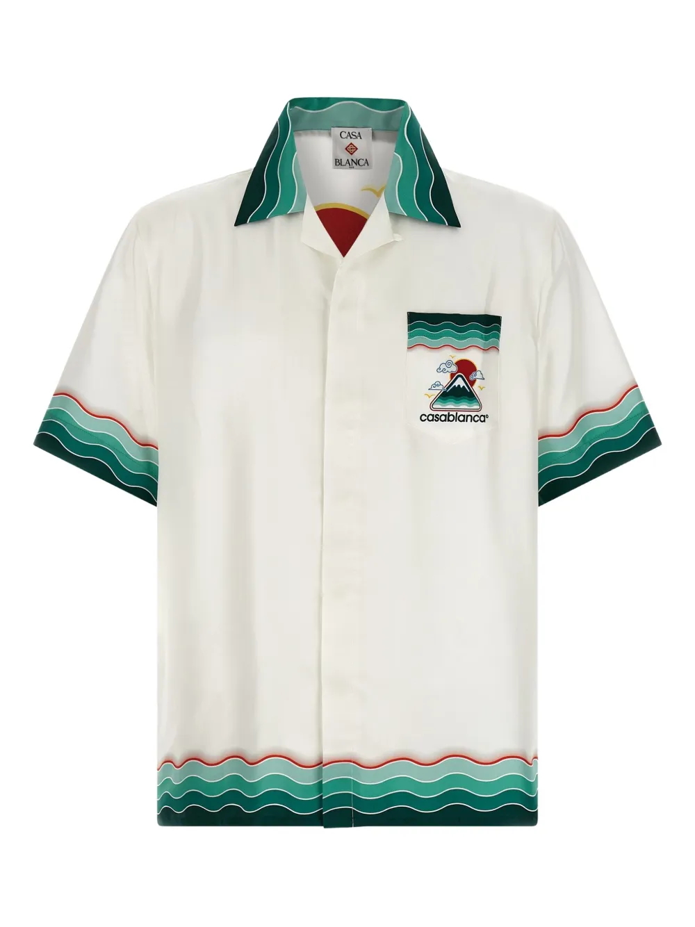 Montagne Ondulée silk shirt