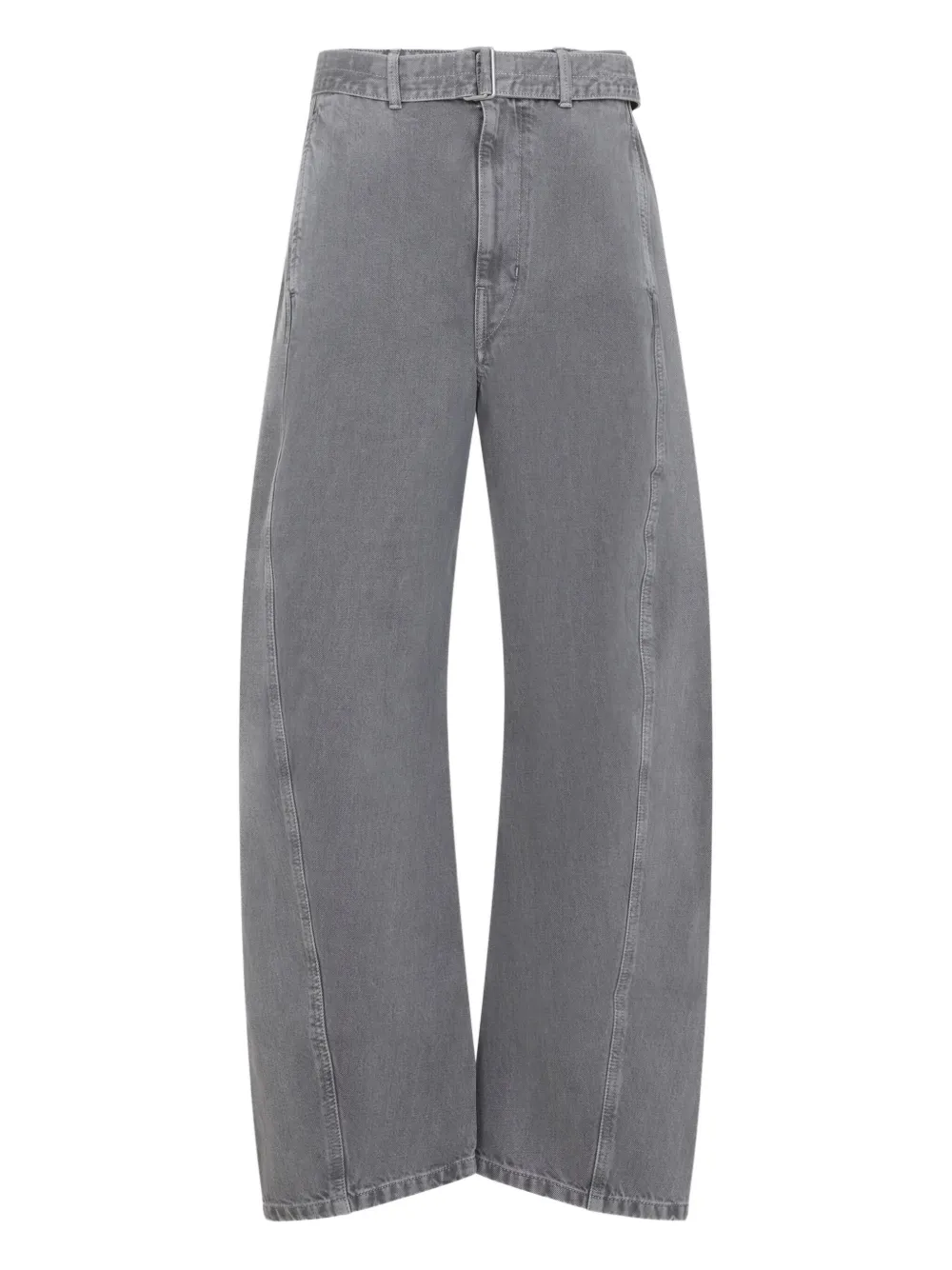LEMAIRE belted balloon jeans Grijs