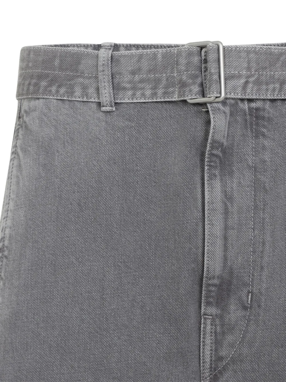 LEMAIRE belted balloon jeans Grijs