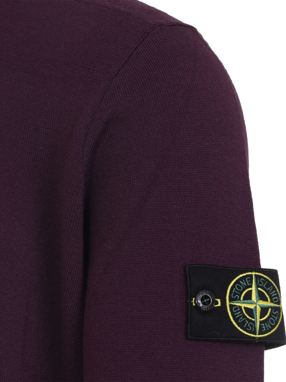 Stone Island wool sweater Paars