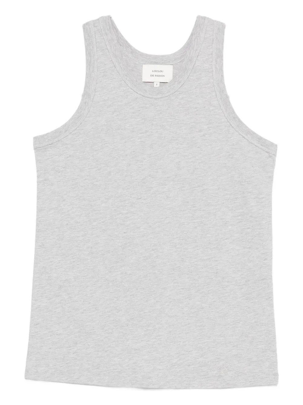 Loulou Supima cotton vest top Grijs