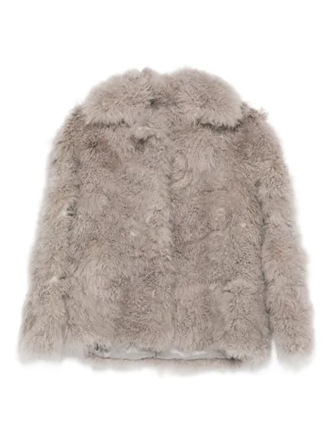 Simonetta Ravizza oversized-collar jacket