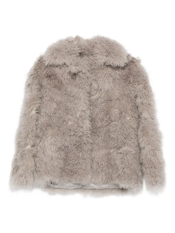 Simonetta Ravizza Bomber Con Colletto Oversize Grigio FARFETCH IT