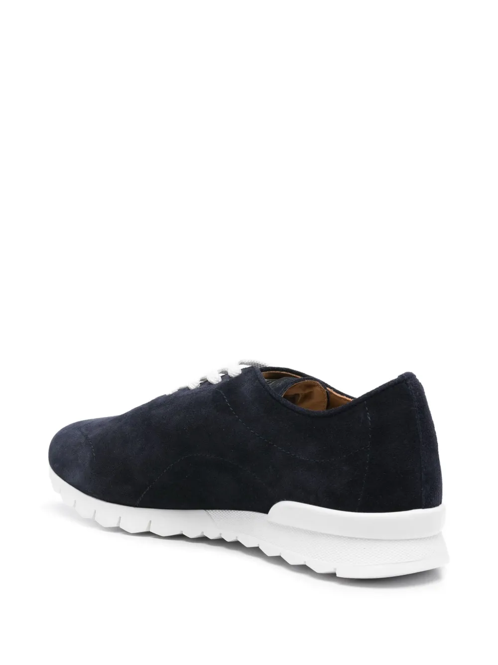 Kiton Suède sneakers Blauw