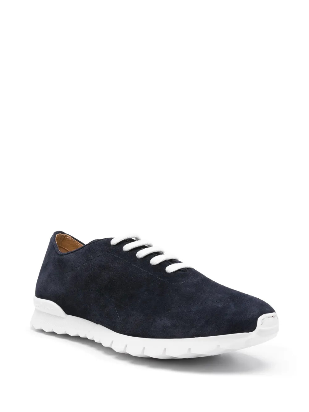 Kiton baskets en daim à lacets | Baskets basses | Image 2