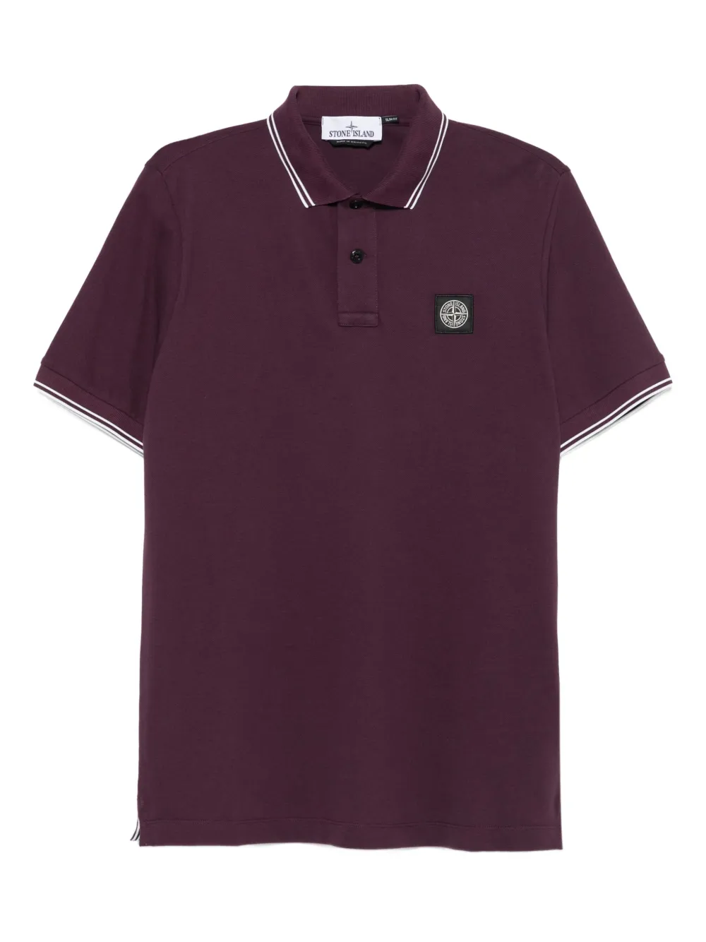 Stone Island playera tipo polo con motivo Compass | rojo | Image 1