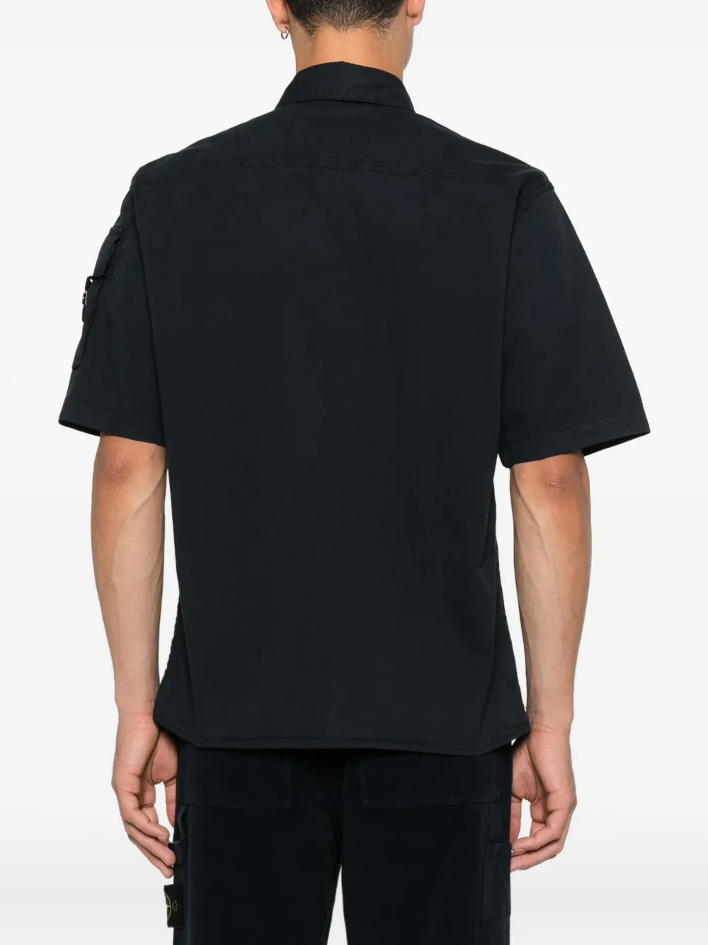 Stone Island Twill overhemd Blauw