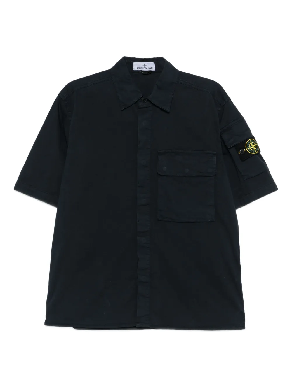 Stone Island camisa de sarga | azul | Image 1