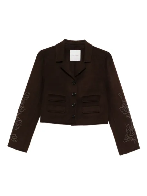 ERMANNO FIRENZE  embroidered pocket jacket