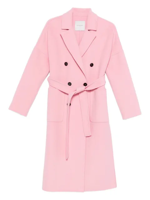 ERMANNO FIRENZE  belted double breasted coat