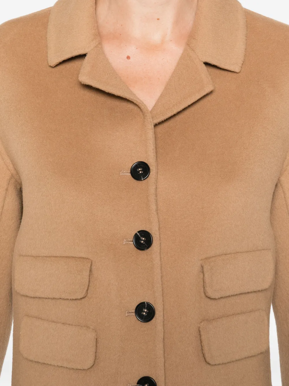 ERMANNO FIRENZE Jack met geborduurde bloemen Beige