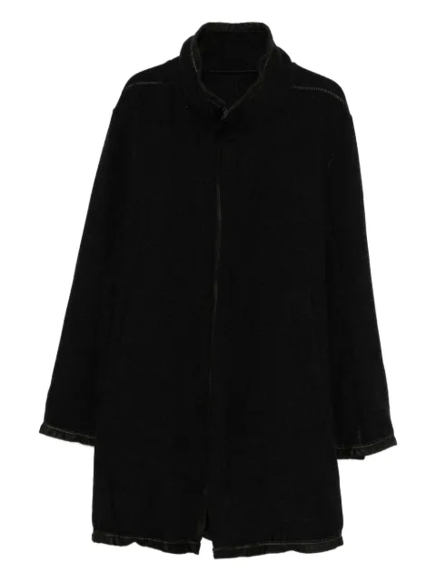 69 BY ISAAC SELLAM high-neck zip-front coat
