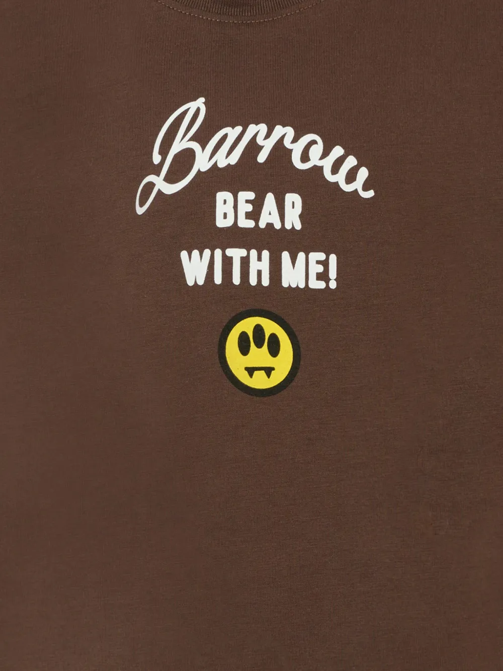 Barrow Bear With Me T-shirt In Brown