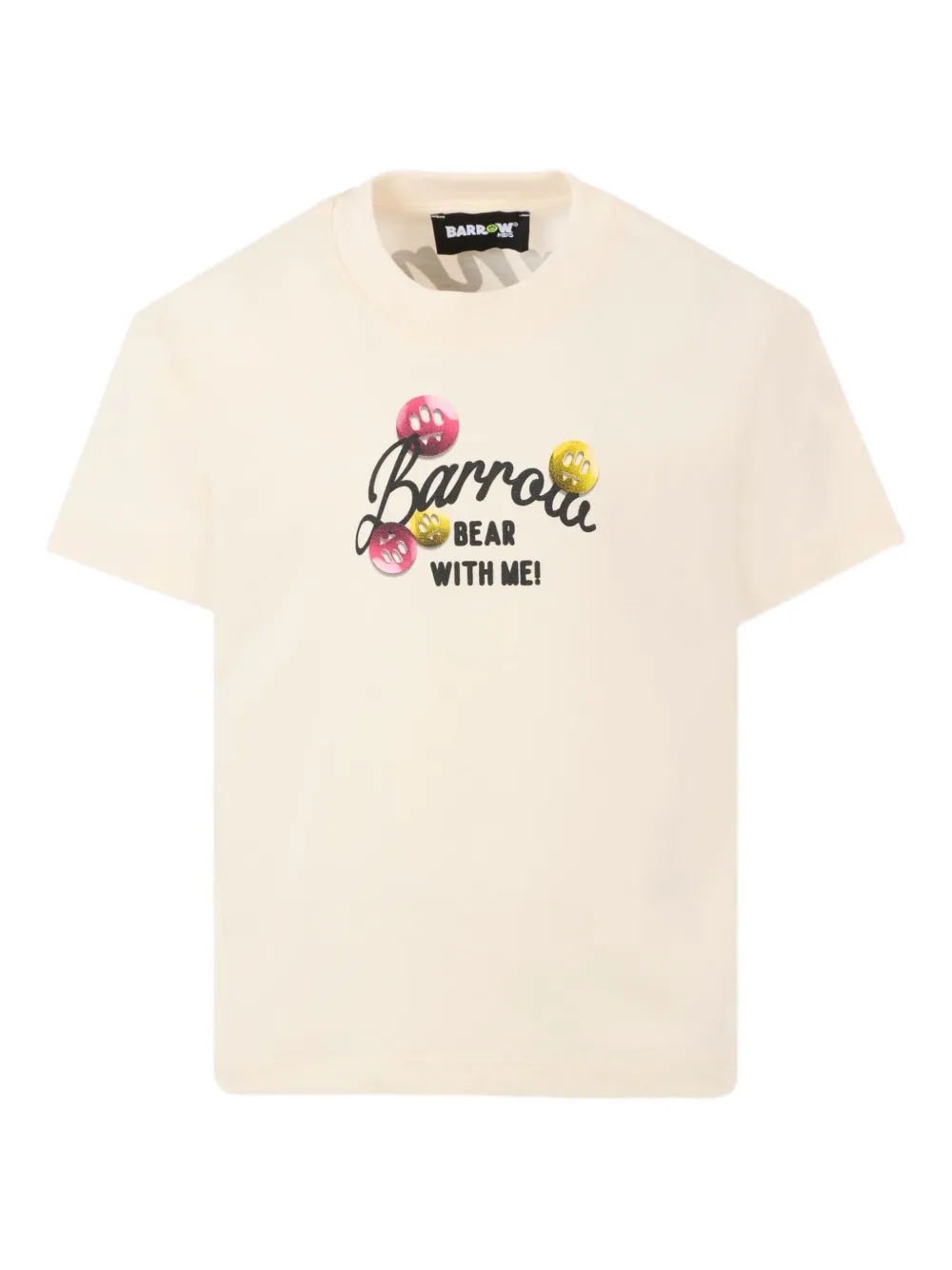 Barrow kids Bear With Me T-shirt Beige