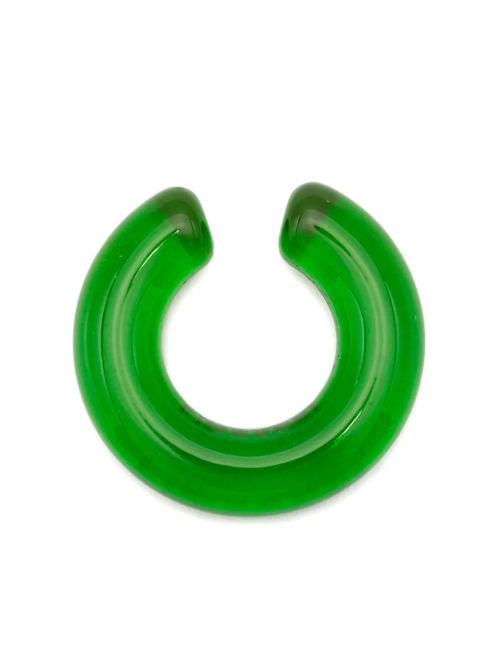 Fiorucci Translucent Ear Cuff In Green