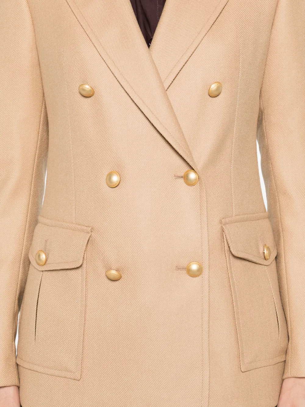 Tagliatore double-breasted blazer Beige