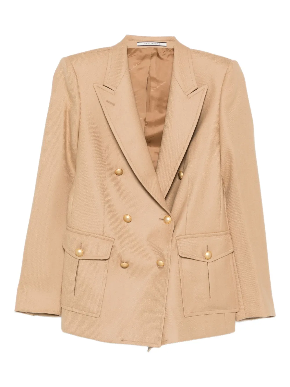 Tagliatore double-breasted blazer Beige