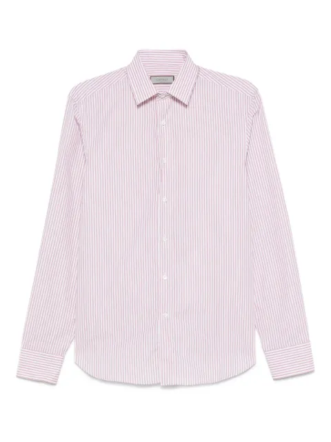 Canali striped cotton shirt