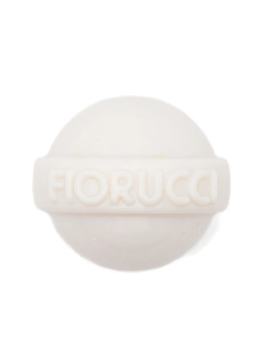 Fiorucci logo-embossed clip-on earring | White | Image 1