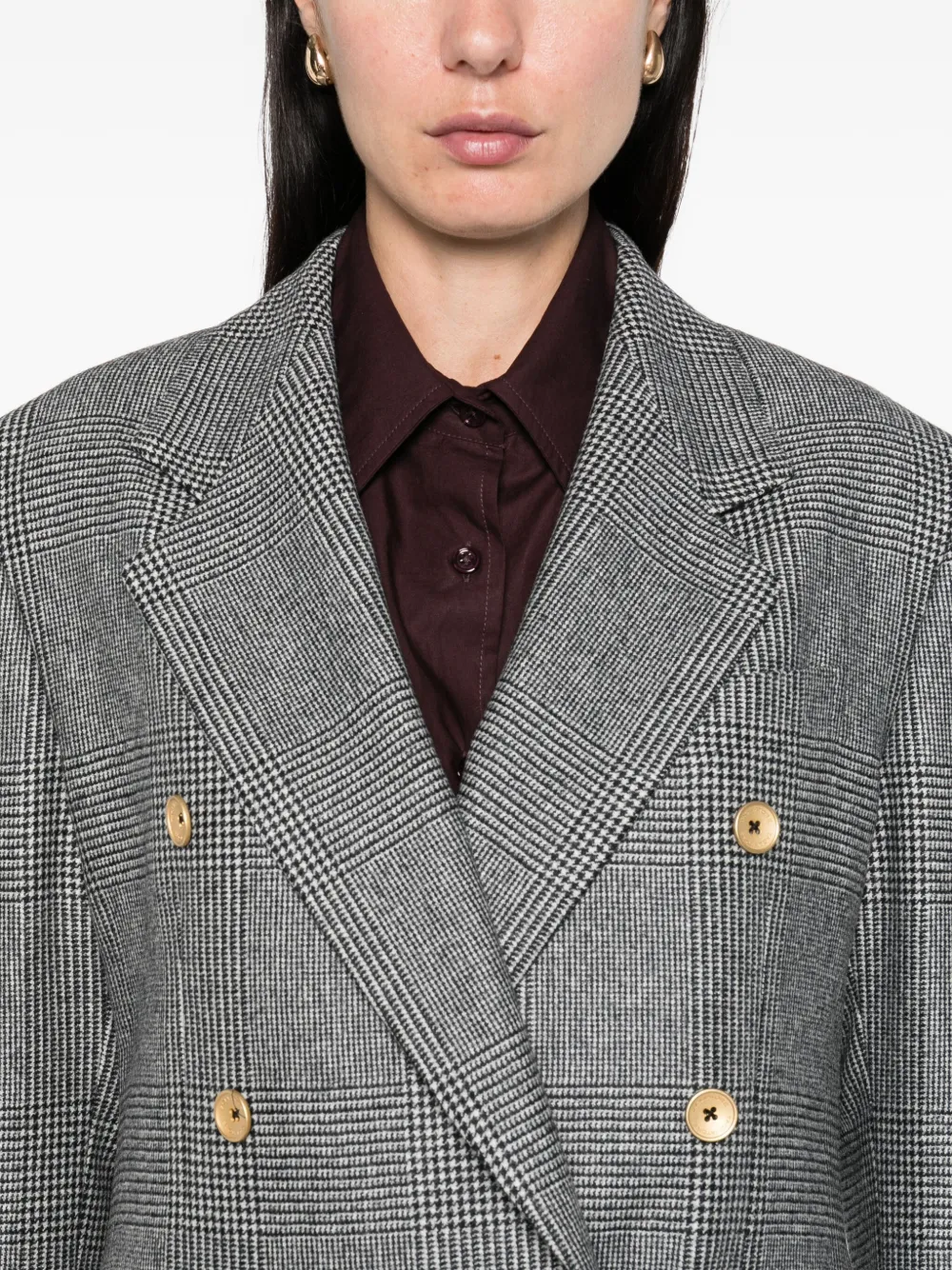 Tagliatore plaid-pattern double-breasted suit Zwart