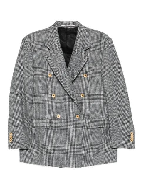 Tagliatore plaid-pattern double-breasted suit