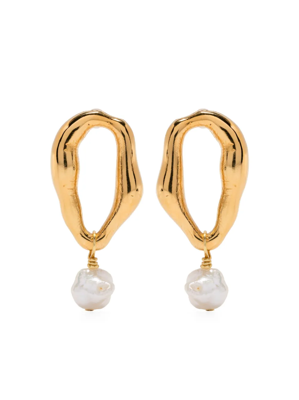 Forte Forte faux-pearl earrings | Gold | Image 1