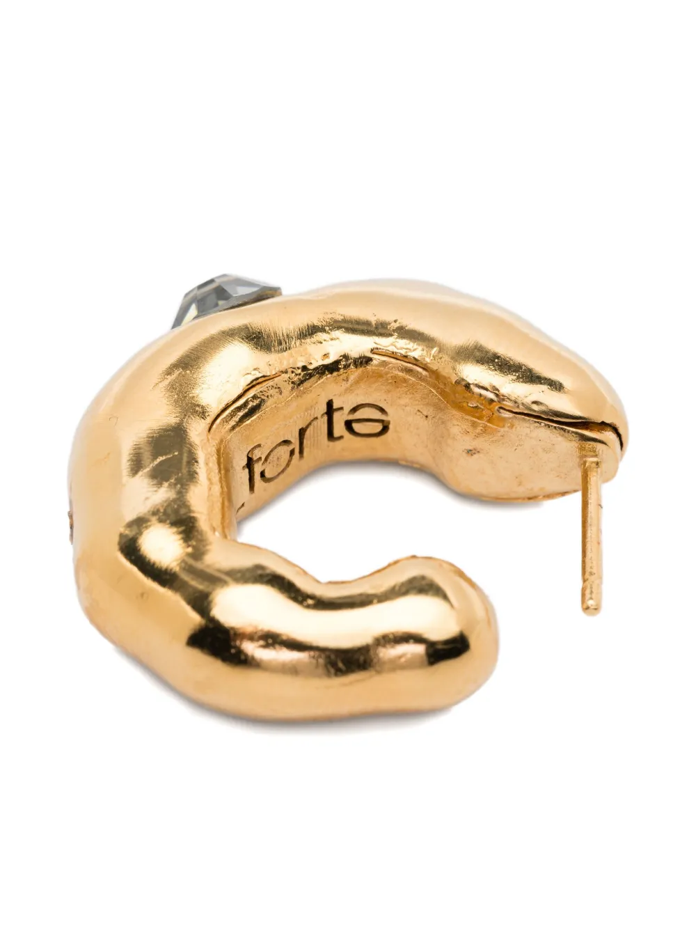  Forte Forte Dangling Strass Earrings - Gold 