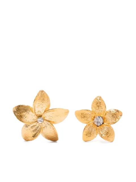 Forte Forte flower-shaped crystal earrings