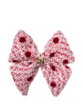 Self-Portrait Kids polka-dot hair clips - Red