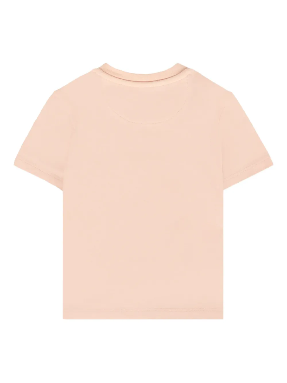 Calvin Klein Kids logo-embroidered T-shirt Roze