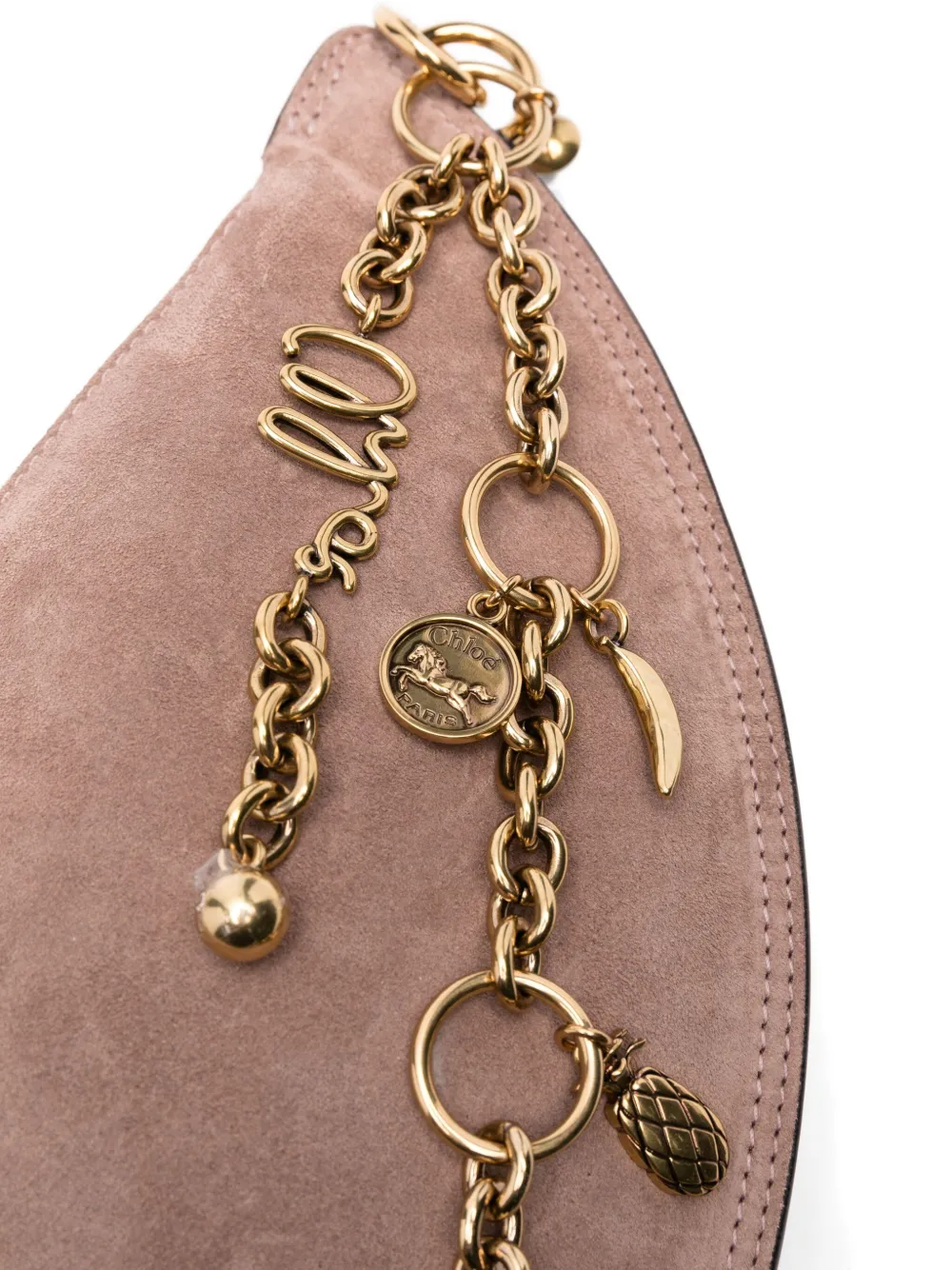 Chloé Icons schoudertas met kettingband Roze