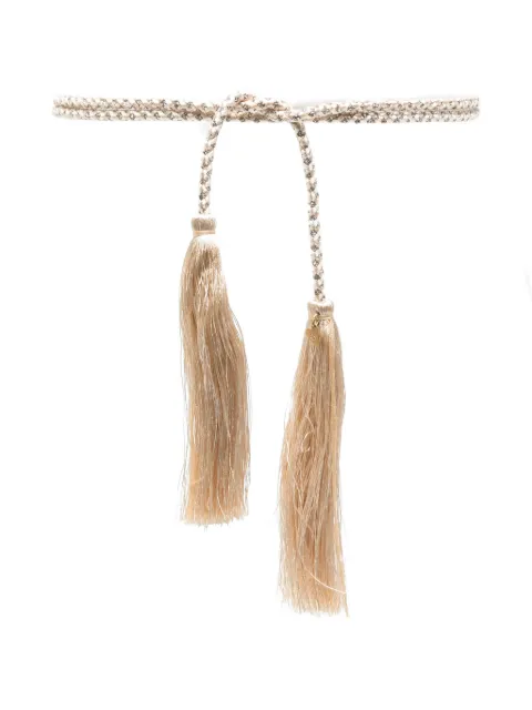 Forte Forte braided tassel belt