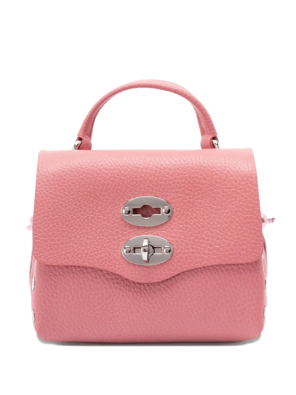 Zanellato Postina pebbled shoulder bag Roze