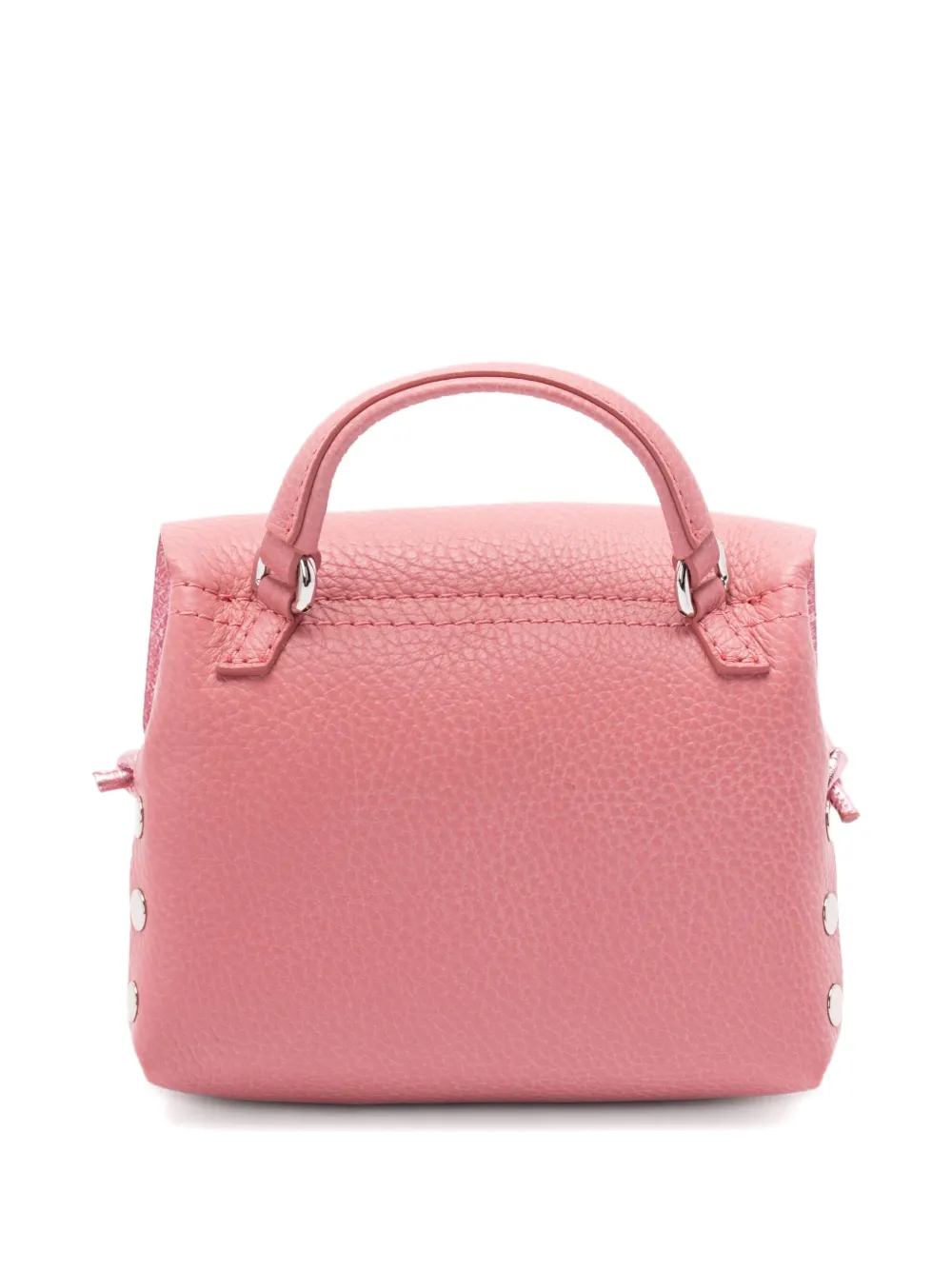 Zanellato Postina pebbled shoulder bag Roze