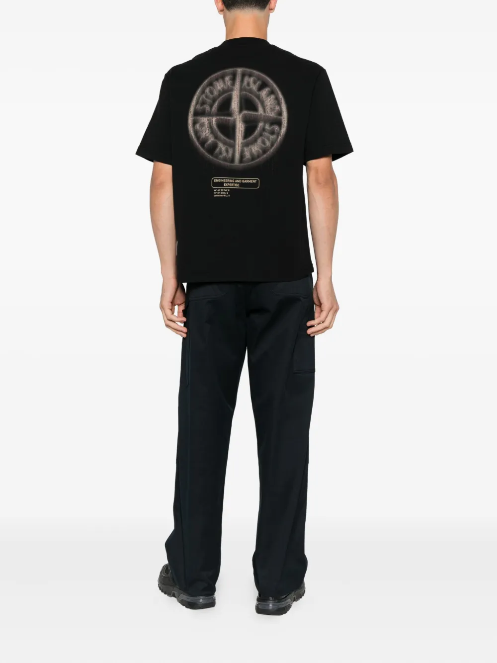 Stone Island logo-embroidered cotton T-shirt | T-Shirts | Image 2