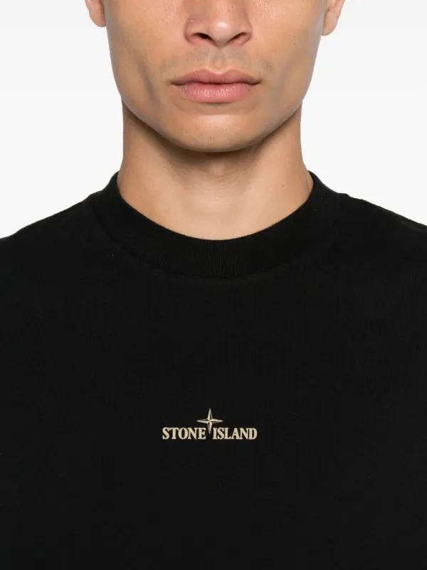 Stone Island ロゴ Tシャツ | ブラック | FARFETCH JP