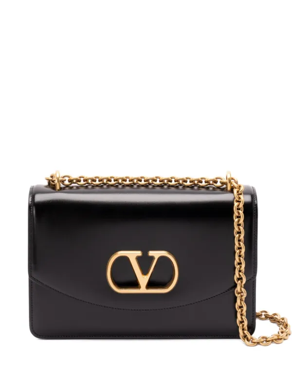 VALENTINO Vロゴ チェーン ショルダーバッグ ブラック f915 31086711_60247329_600.jpg