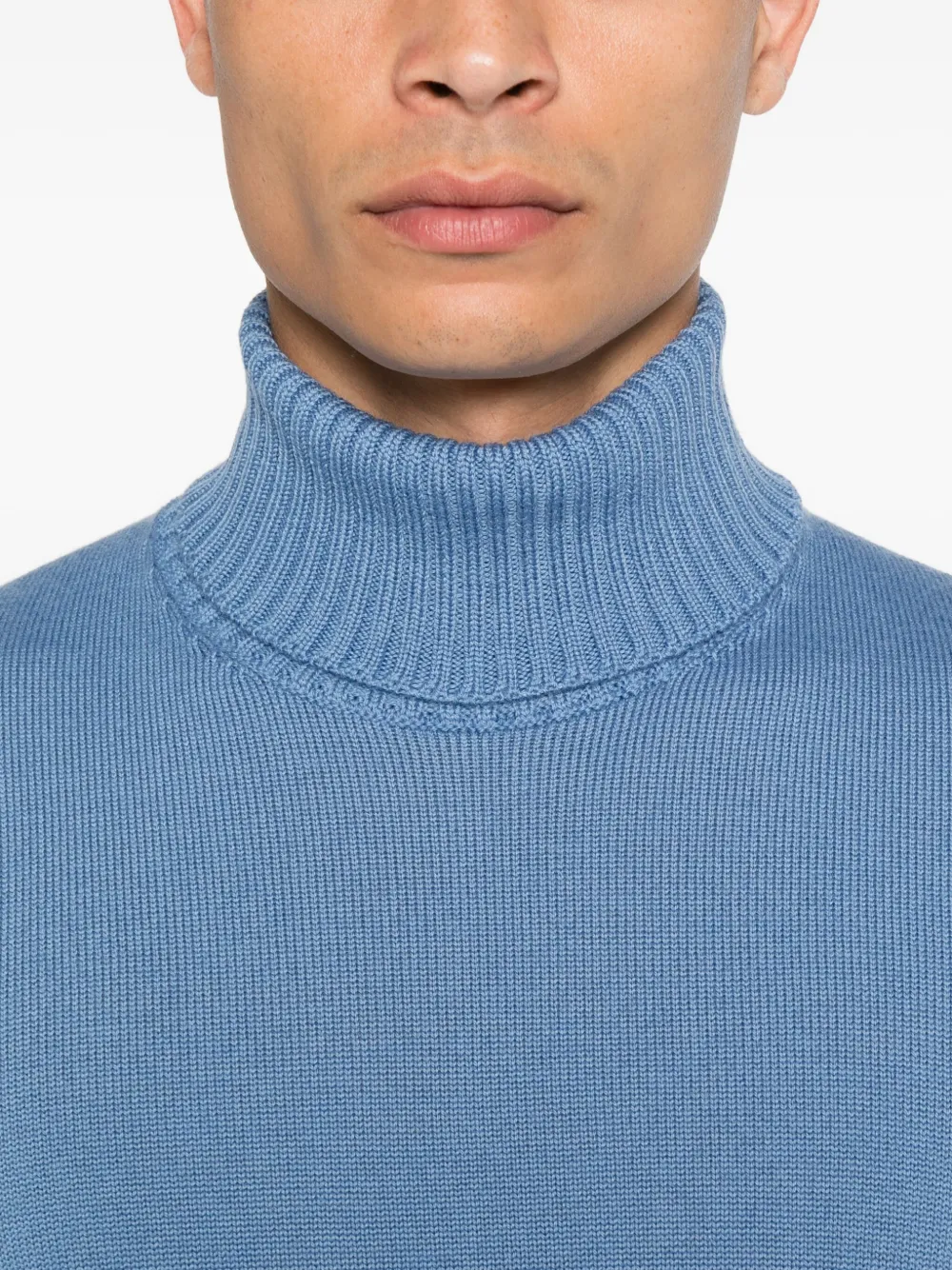 Drumohr Coltrui van merinowol Blauw