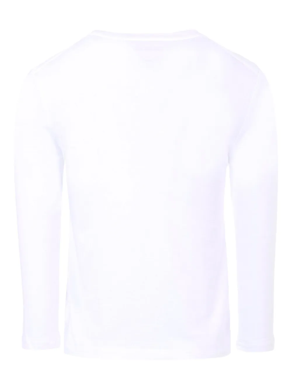 Calvin Klein Kids long-sleeve logo T-shirt Wit