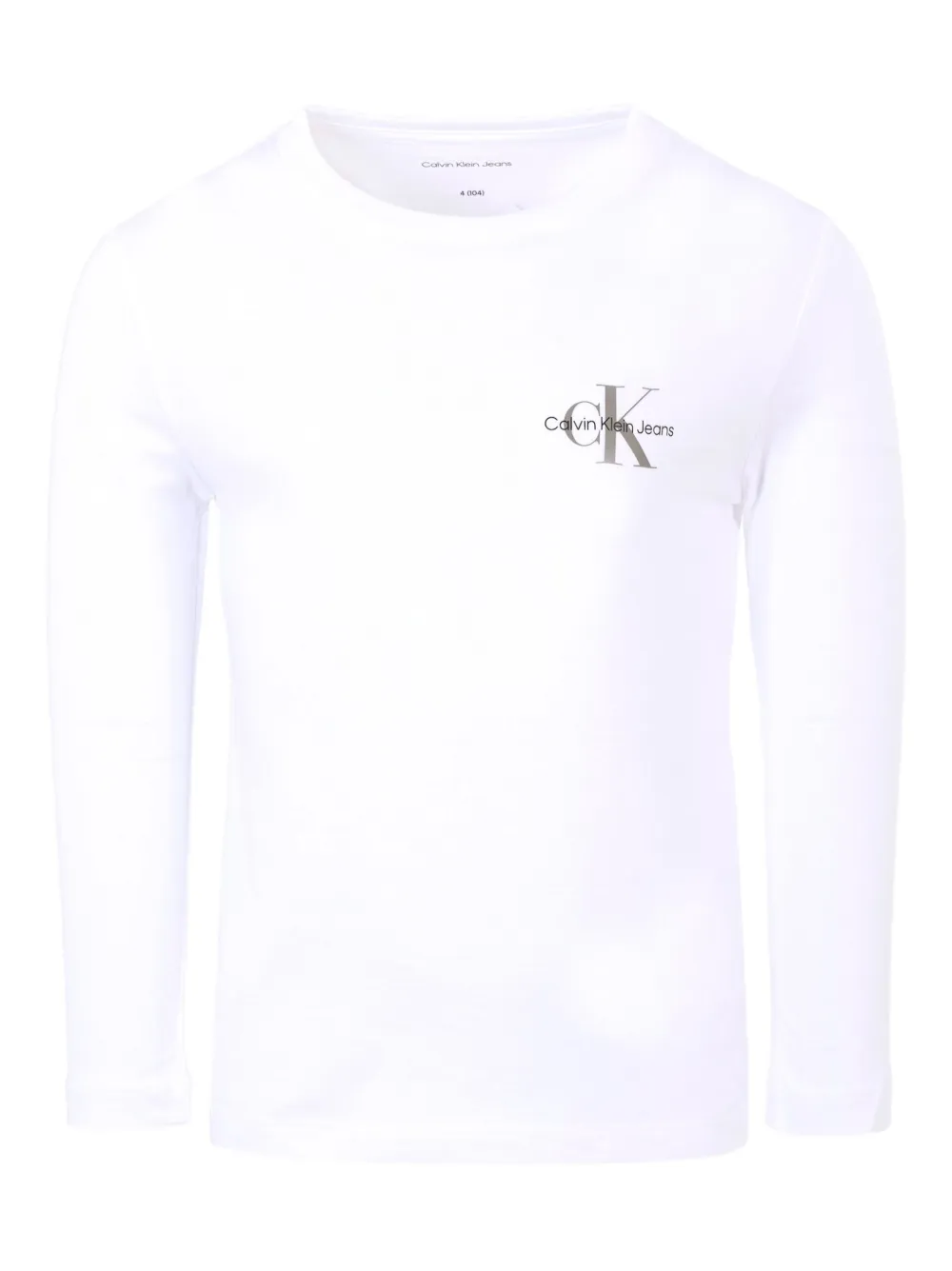 Calvin Klein Kids long-sleeve logo T-shirt - ホワイト Calvin Klein Kids long-sleeve logo T-shirt - ホワイト