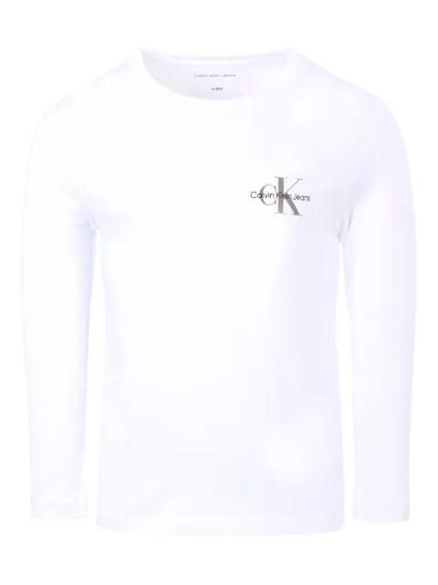 Calvin Klein Kids long-sleeve logo T-shirt